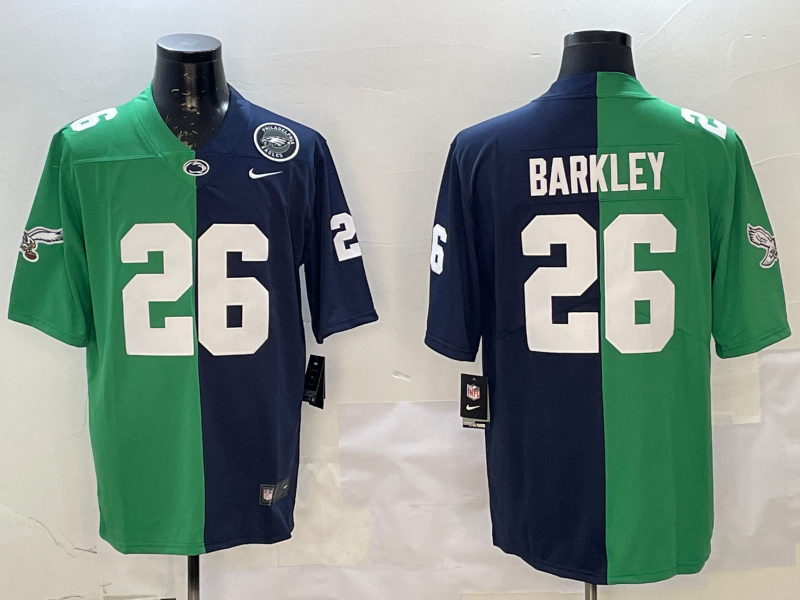 Men 2026 Philadelphia Eagles #26 Barkley green Nike Limited NFL Jersey 0920015->philadelphia eagles->NFL Jersey